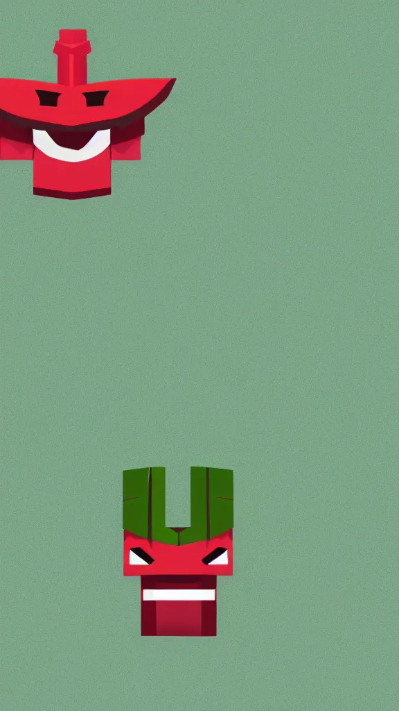 Prompt: minimalist tiki background