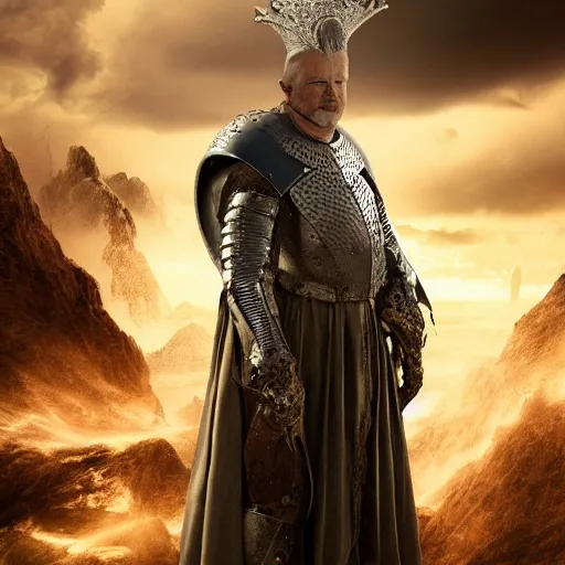 Prompt: medieval fantasy head and shoulders portrait of a storm giant king, photo by philip - daniel ducasse and yasuhiro wakabayashi and jody rogac and roger deakins