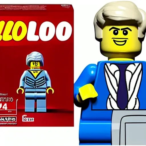 Image similar to 2 0 2 0 election lego set with included special edition joe biden minifigure in plastic packaging