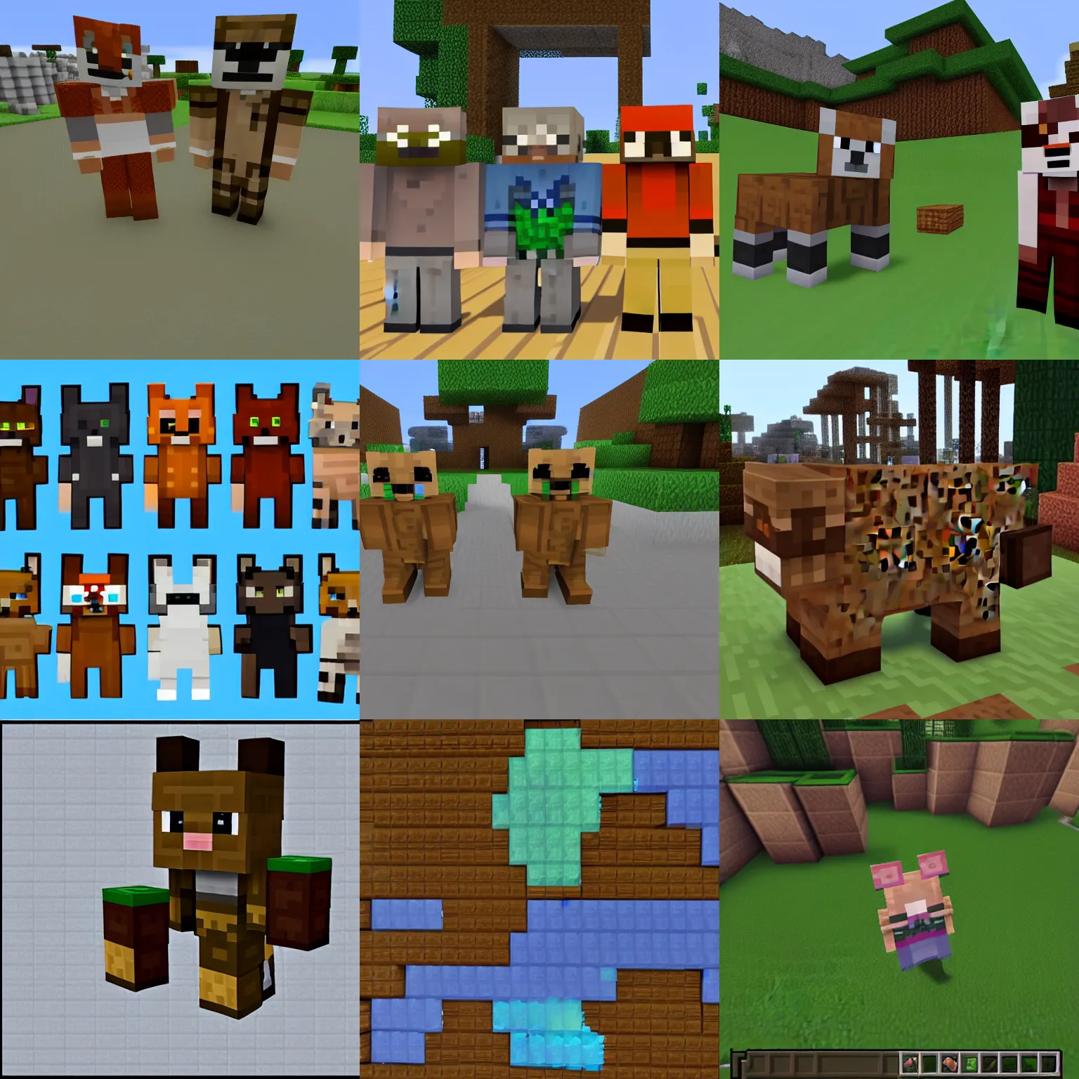 Fursuit Minecraft Skins