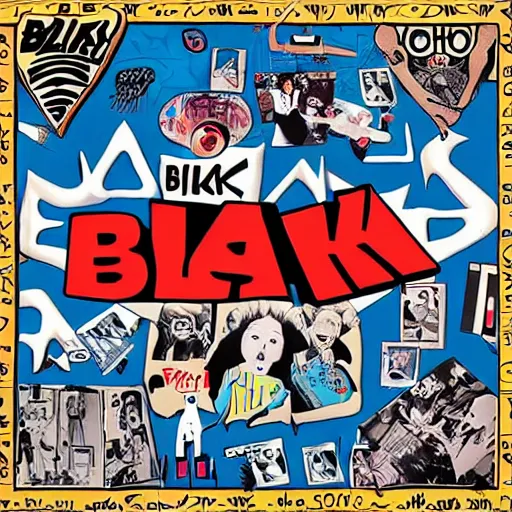 Image similar to blink-182 album art,