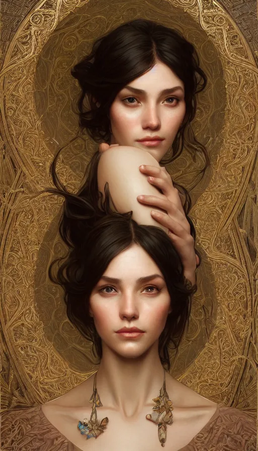 Image similar to perfectly-centered-Portrait of a most beautiful woman it the world, intricate, highly detailed, digital painting, artstation, concept art, smooth, sharp focus, illustration, Unreal Engine 5, 8K, art by artgerm and greg rutkowski and alphonse mucha