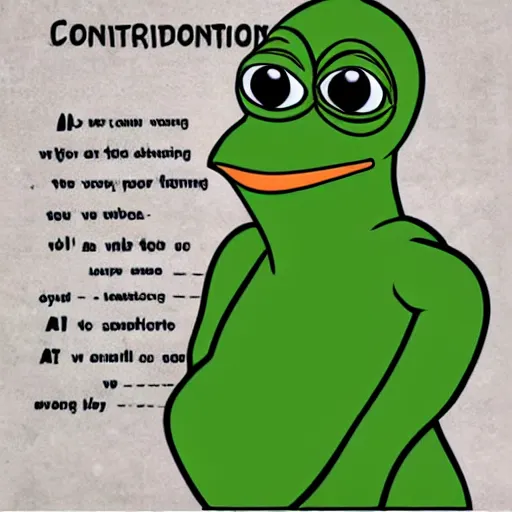 Image similar to confused pepe asking questions