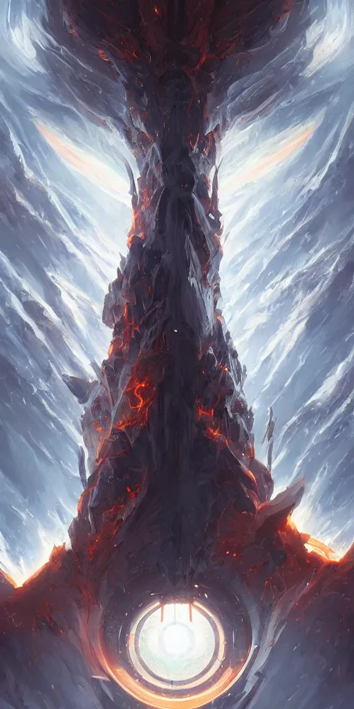 Prompt: symmetry!! the eye of a fiery demon in heaven, highly detailed, perfect lighting, perfect composition, 4 k, artgerm, derek zabrocki, greg rutkowski