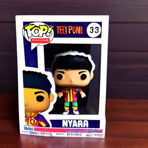 Image similar to neymar funko pop