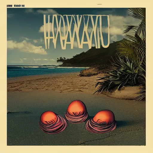 Prompt: 2010's alternative rock album covers based on Hawaii