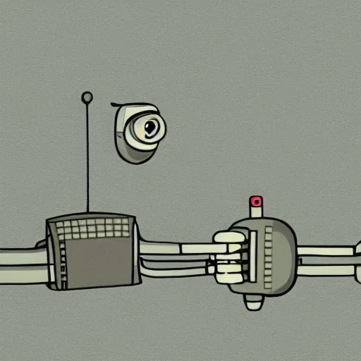 Prompt: two robots shaking hands with each other, an illustration of by tom gauld, behance contest winner, les automatistes, future tech, sci - fi, quantum wavetracing