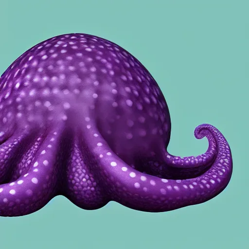 Image similar to a purple octopus egg hatching. digital art. ultra realistic. hd. 4 k