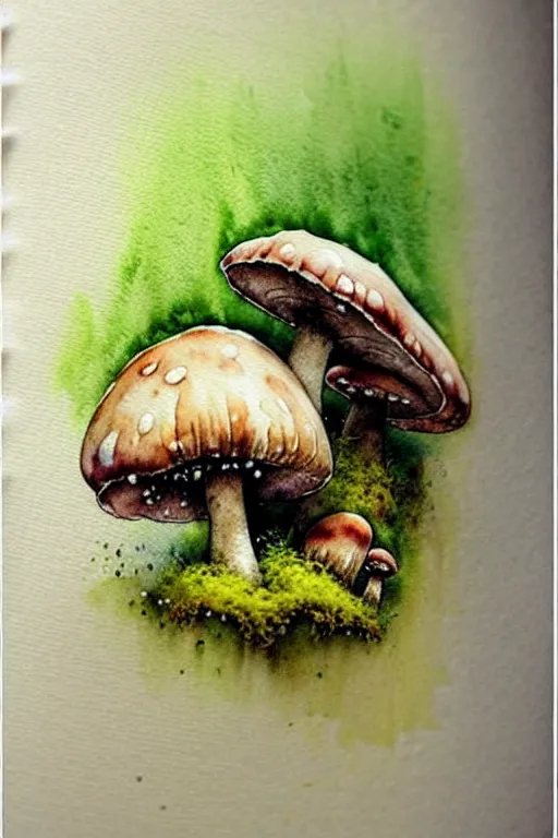 Image similar to soft text and muted colors!!!!!!!!!!! ( ( ( ( watercolor giant flowers, giant mushrooms, moss granular dripping running. ) ) ) ) ) by jean baptiste monge!!!!!!!!!!!!!!!!!!!!!!!!!!!!!!