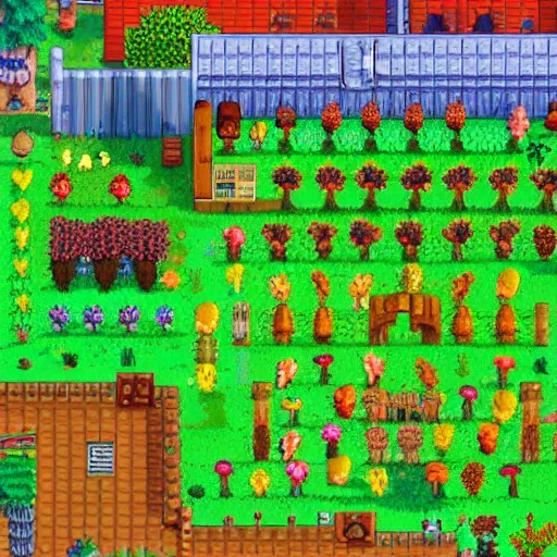 Prompt: Bernie Sanders in Stardew Valley 4k