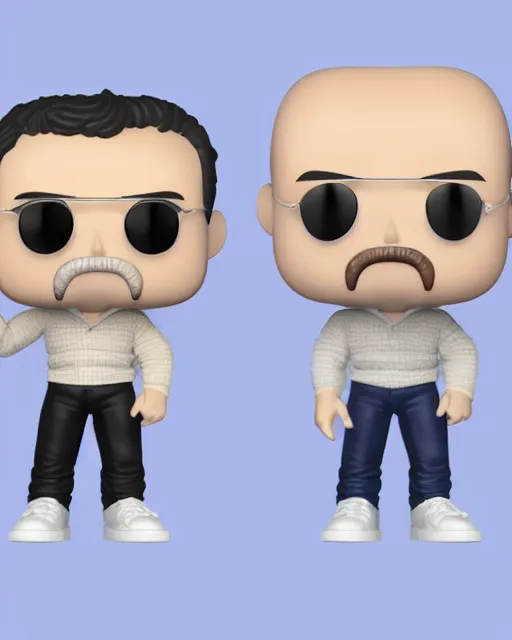 Image similar to full body 3d render of Tom Ellis as a funko pop, studio lighting, white background, blender, trending on artstation, 8k, highly detailed