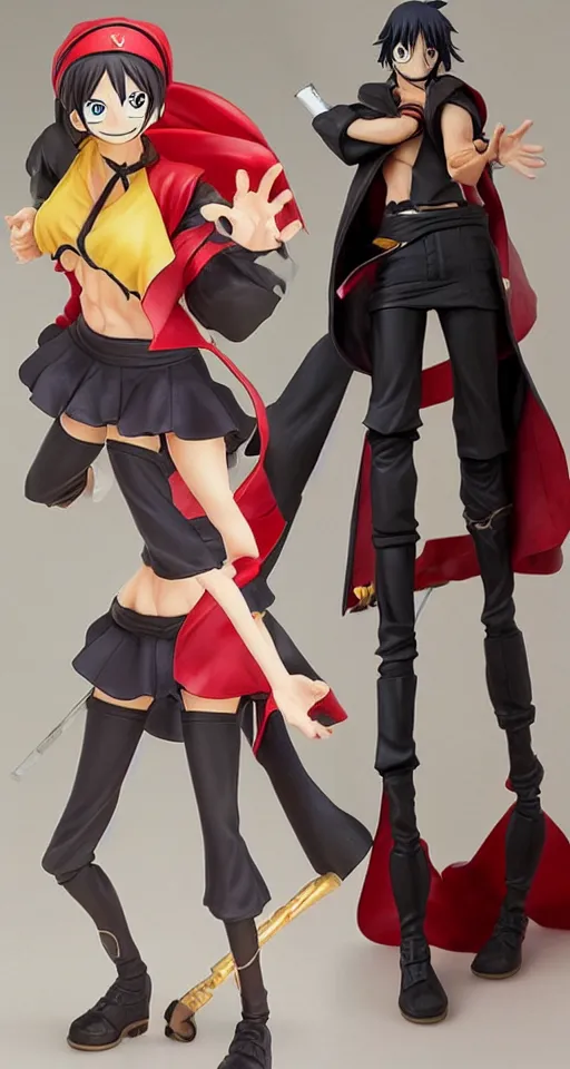 Image similar to anime, one piece nico, cosplay, action figure, detailed product photo