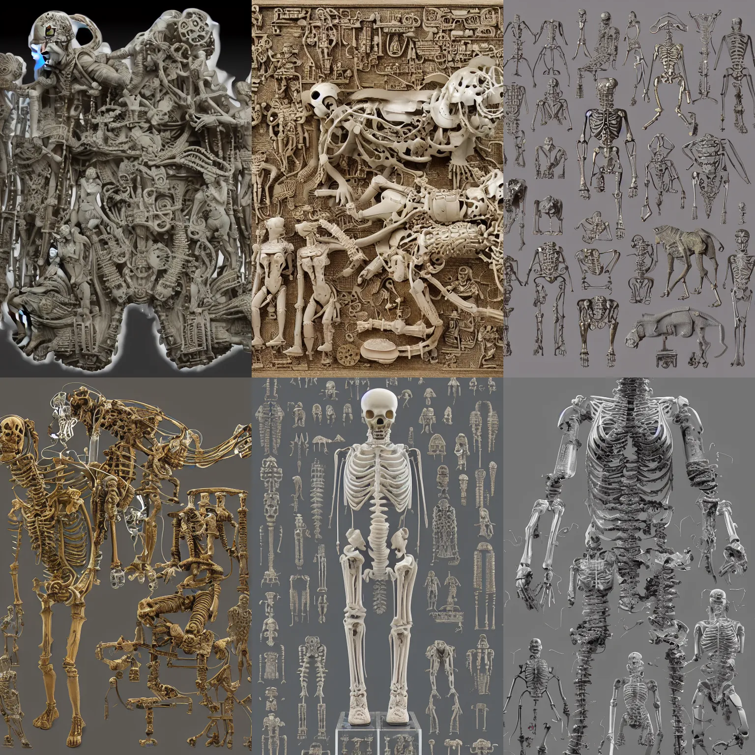 Prompt: epic Khajuraho, Khajuraho, Khajuraho, Khajuraho,translucent, SSS, transparent, xray, vaporwave, flat shaped chrome relief, fossil, mechanic bionic fungus flower cyberpunk cats skeleton mechabot, wires, joints, buttons, gears, dissection relief, by Lorenzo Ghiberti, by Goga Tandashvili, artstation, cgsociety, at Khajuraho, by jonathan ivy, by artgerm