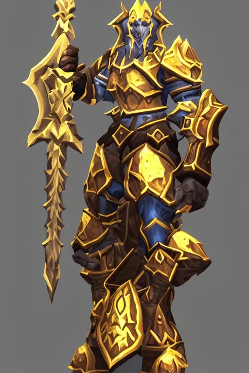 Image similar to world of warcraft paladin