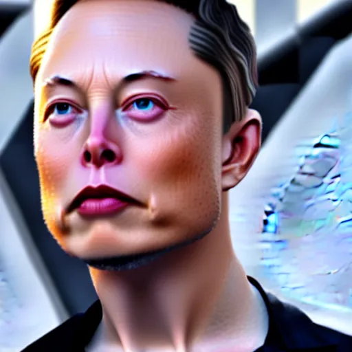 Prompt: symmetric face, coherent eyes, fine details. perfect face. elon musk have a face of scarlet johanson