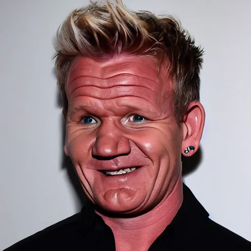 Image similar to Gordon Ramsay as the Joker