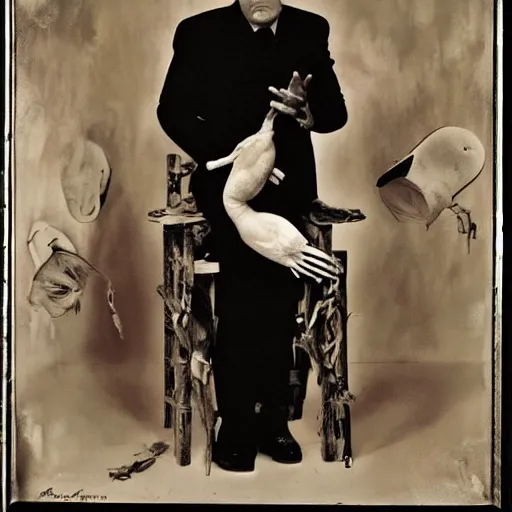 Image similar to trump by joel-peter witkin