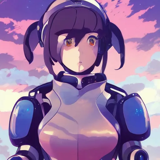 Prompt: Girl mecha pilot by Kuvshinov Ilya, very very very very very very beautiful, Anime Key Visual, dramatic wide angle, by Studio Trigger, daily deviation, trending on artstation, faved watched read, sharp focus, makoto shinkai traditional illustration collection aaaa updated watched premiere edition commission ✨ whilst watching fabulous artwork \ exactly your latest completed artwork discusses upon featured announces recommend achievement