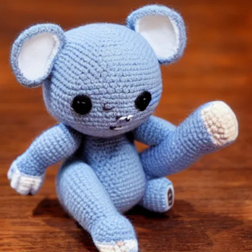 Image similar to a koala amigurumi