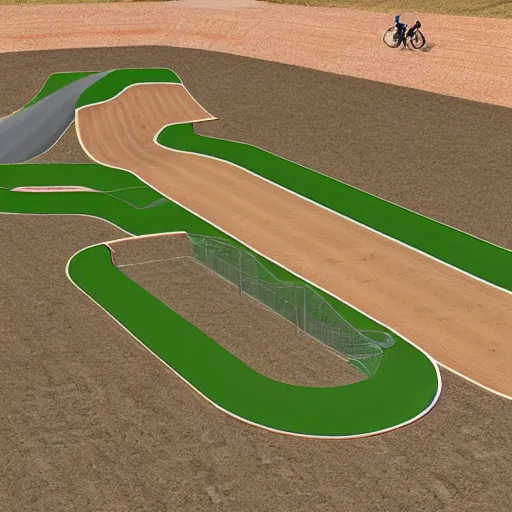 Image similar to dirt bike track layout