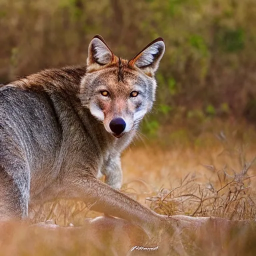 Image similar to thylacoleo wolf nature photography