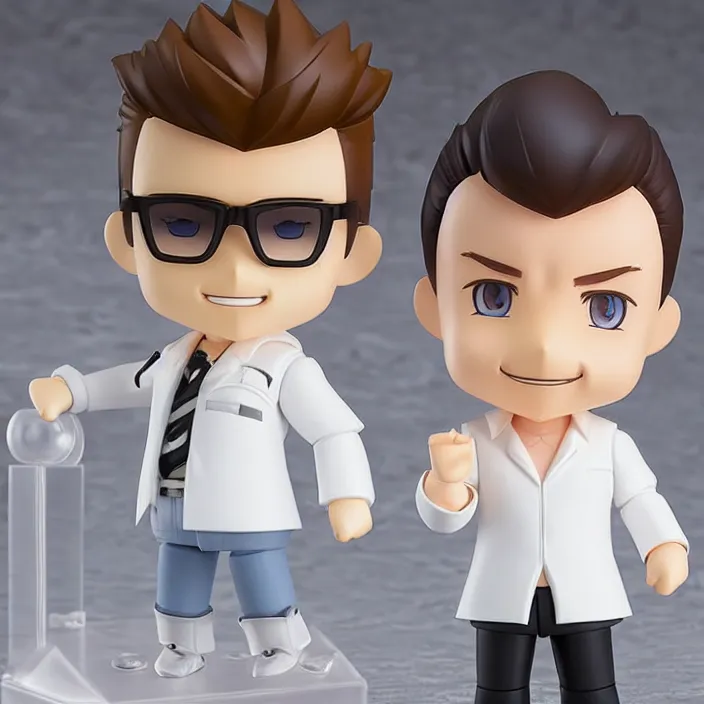 Image similar to Rick Astley, An anime nendoroid of Rick Astley, figurine, detailed product photo