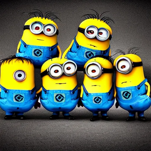 Prompt: xray of minions