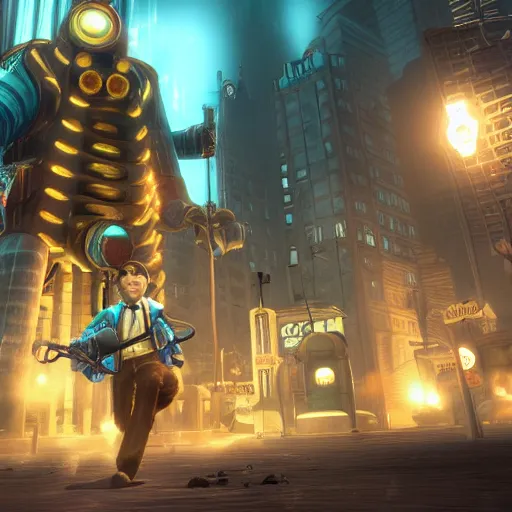 Prompt: bioshock city