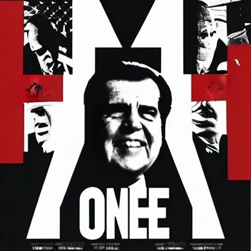 Prompt: nixon's the one poster