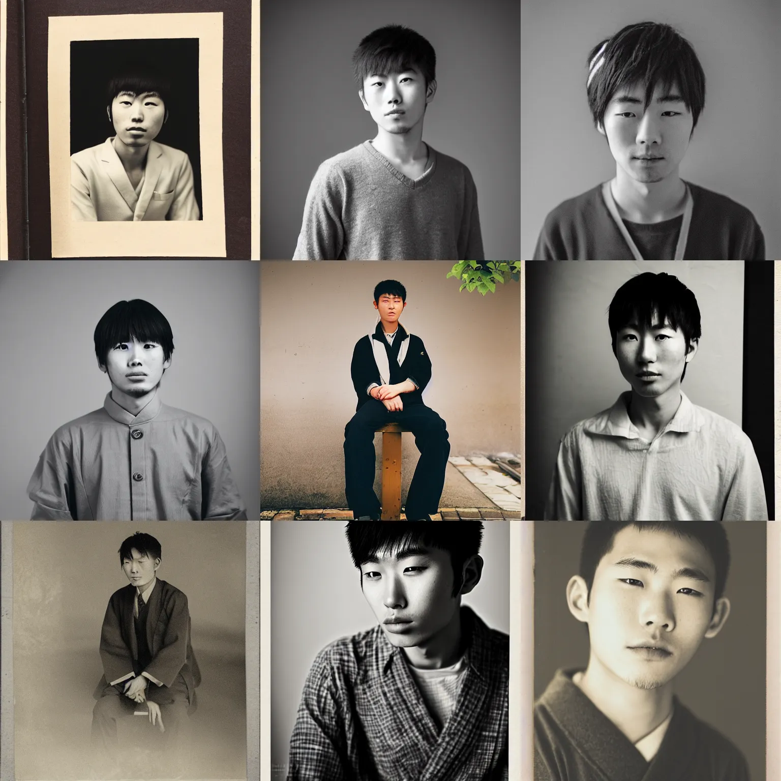 Prompt: portrait photography of japanese young man, taken at 2 0 2 -