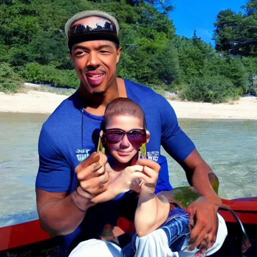 Prompt: clamming out with nick cannon