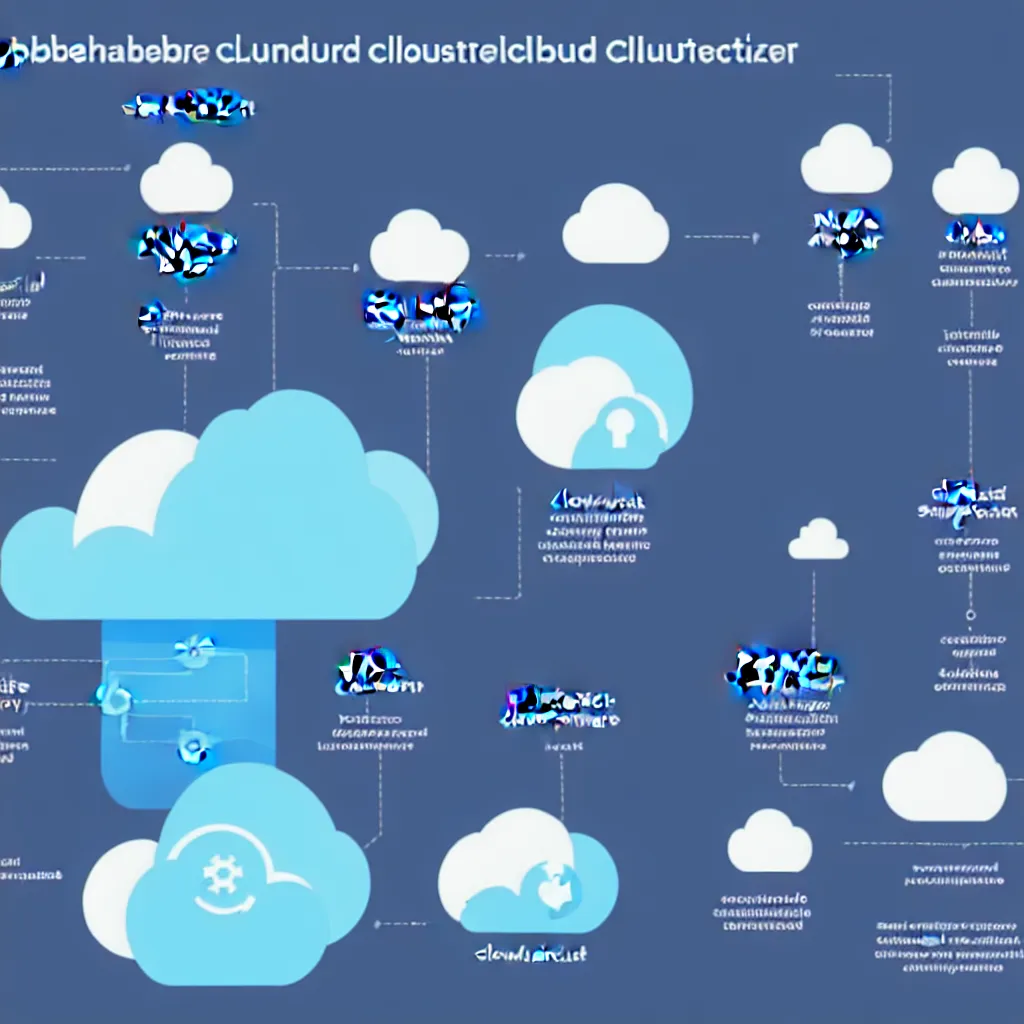 Prompt: Kubernetes cluster deployed to a secure public cloud service, trending on Artstation, by Visual Capitalist