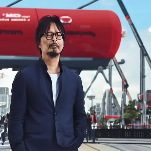 Image similar to Hideo Kojima on his 2020 United States presidential campaign