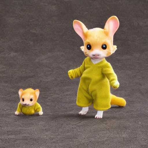 Prompt: gollum calico critters