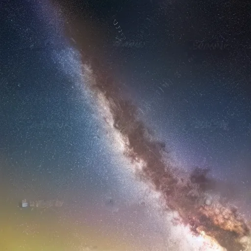 Prompt: milky way across the sky,photorealistic