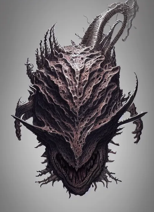 Image similar to anthropomorphic 2 4 - cell head in edgy darkiron anglerfish, intricate, elegant, highly detailed animal monster, digital painting, artstation, concept art, smooth, sharp focus, illustration, art by artgerm, wayne barlowe, trending on artstation and greg rutkowski and alphonse mucha, 8 k