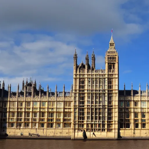 Image similar to uk parliament in style of us congress