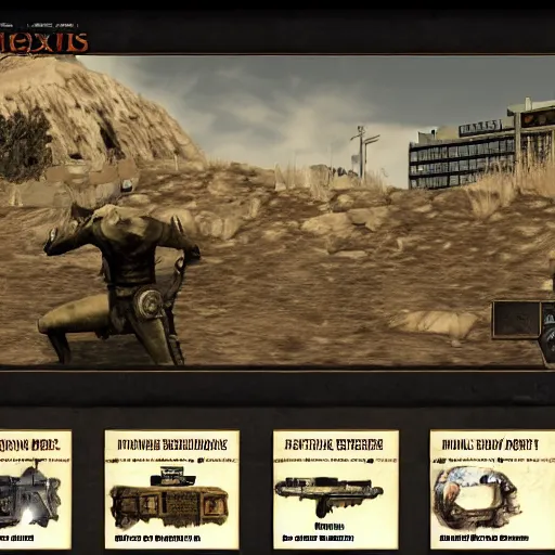 Prompt: screenshot of nexus mods website for a cirino fallout new vegas mod