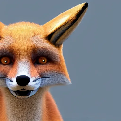 Prompt: 'a fox face with a helmet on the head, hyperrealistic, ultrarealistic, intricate details, 4k, unreal 5, digital art'