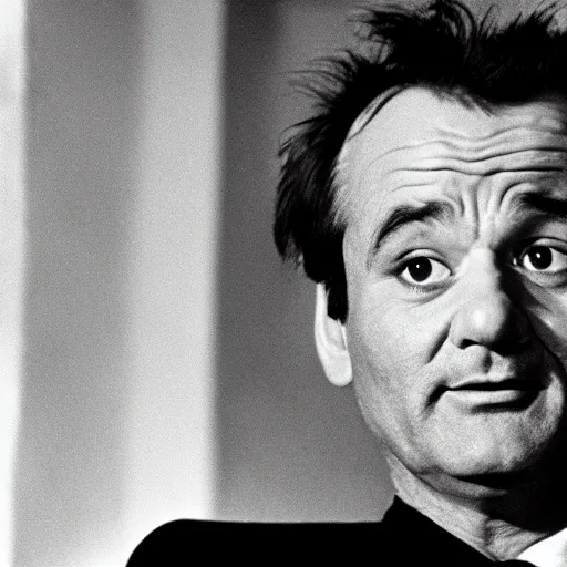 Image similar to bill murray in psycho ( 1 9 6 0 )