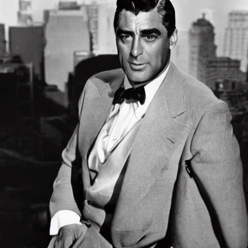 Prompt: 400 lb Cary Grant