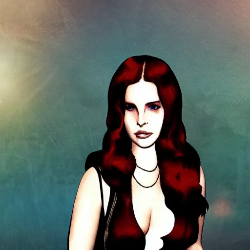 Prompt: lana del rey, as a character in tekken