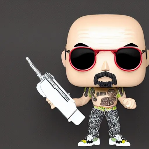 Image similar to GG Allin as a pop vinyl toy