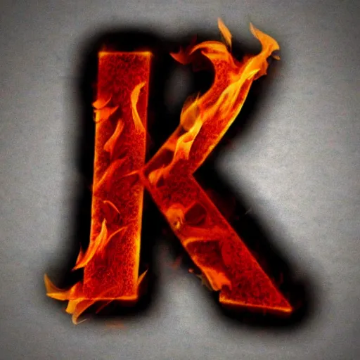 Image similar to logo of the letter A on fire