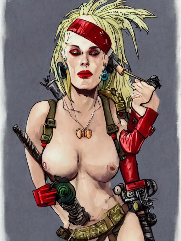 Image similar to Tank girl by Ashely Wood