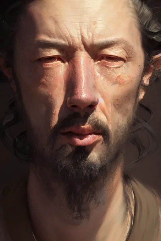 Prompt: ultra detailed facial portrait of dutch van der linde, extremely detailed digital painting, in the style of fenghua zhong and ruan jia and jeremy lipking and peter mohrbacher, mystical colors, rim light, beautiful lighting, 8 k, stunning scene, raytracing, octane, trending on artstation