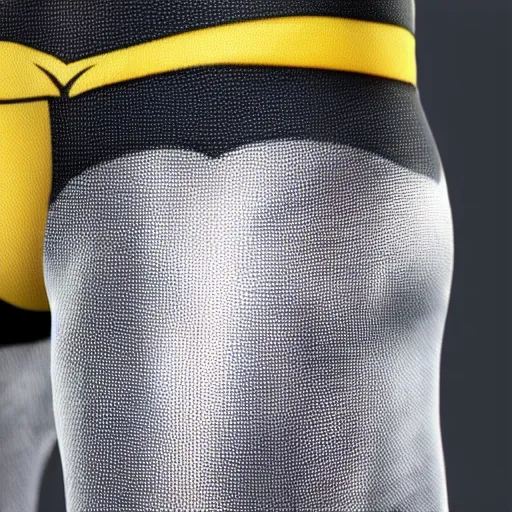 Image similar to product shot of action figure of Batman in boxer shorts