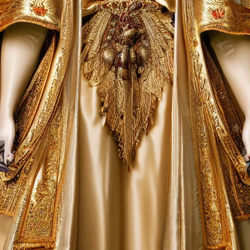 Prompt: beautiful real angelwith ornate robes, highly detailed, 4k, HDR, smooth, sharp focus, hyper realistic, high resolution, award-winning photo