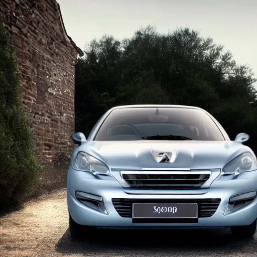 Image similar to Peugeot coupe, front view