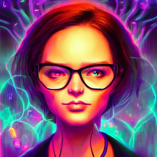 Image similar to skill magic geek inside matrix deepdream radiating a glowing aura stuff loot legends stylized digital illustration video game icon artstation lois van baarle, ilya kuvshinov, rossdraws,